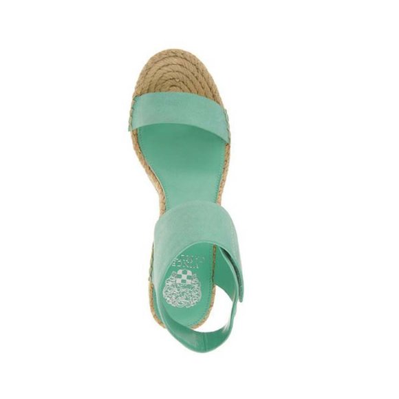 ⭐️HOST PICK⭐️ VINCE CAMUTO Levista Espadrille Sandals - Spearmint Green Leather - Picture 3 of 8